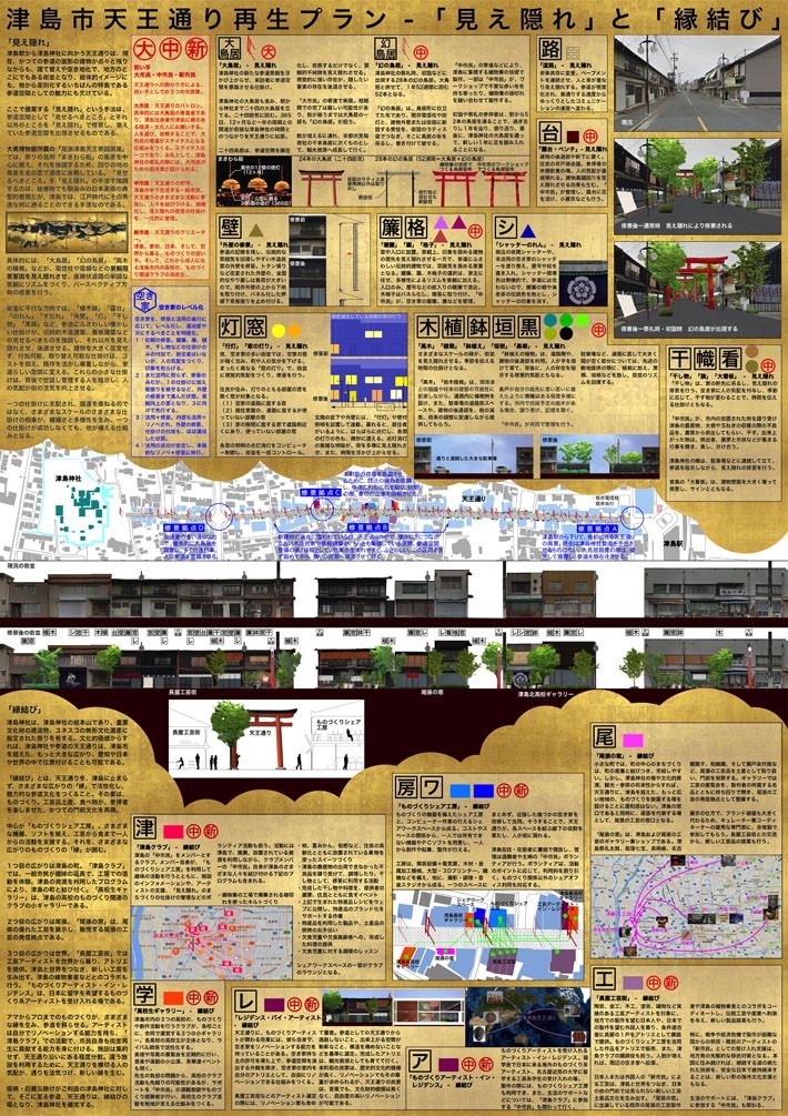 画像：「見え隠れ」と「縁結び」